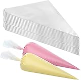 Redreo Spritzbeutel Einweg, 100 Stück 31×21cm groß Einweg Spritzbeutel Disposable Piping Bags zum Dekorieren Von...