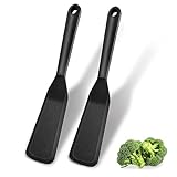 Pfannenwender Silikon 2 Stück, Antihaft Silicone Spatula, Hitzebeständig Pfannenwender Spatula Für Kochen Fisch,...