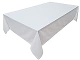 Hochwertige Tischdecke Tischwäsche aus 100% Baumwolle Kollektion Konzept, Farbe & Größe wählbar (Tischdecke -...