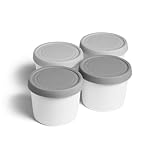 SPRINGLANE 4er-Set Eisbehälter für Speiseeis 400 ml, Aufbewahrungsbehälter, Gefrierdosen, Eis-Container BPA-frei...