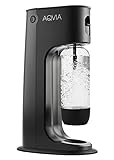 Aqvia Balance Wassersprudler inkl. BPA freier Flasche (Schwarz)