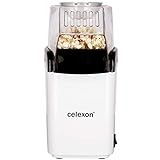 celexon CinePop CP150 Popcorn-Maschine - 13x19x29cm - Gewicht: 900g - weiß - einfach zu reinigen - ohne...