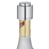 WMF Clever&More Sektverschluss mit Aufschrift 3,5 cm, Champagner Verschluss, Sektflaschenverschluß, Cromargan...