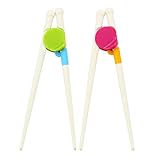 PandaEar 2 Paare Kinder Training Essstäbchen Hilfer - Lernen Stäbchen Chinesische Chopsticks für Erwachsene...