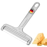 Westmark Käseschneider mit Rolle und Schneiddraht, Variable Schnittstärke, Rostfreier Edelstahl/Aluminium,...