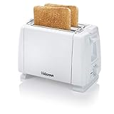 Tristar Br-1009 Toaster, 650 W, Metall, 2 Steckplätze, Weiß [Energieeffizienzklasse A]