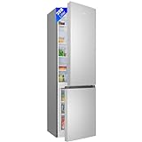 Bomann® Kühlschrank mit Gefrierfach 180cm hoch | Kühl Gefrierkombination 268L mit 4 Ablagen & 3 Schubladen |...