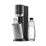 SodaStream Wassersprudler DUO Umsteiger ohne CO2-Zylinder, 1x 1L Glasflasche und 1x 1L spülmaschinenfeste...