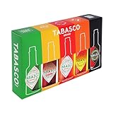 TABASCO Brand Geschenk-Set: 60ml Glasflaschen mit scharfe Chili-Sauce - 100% natürlich - Schärfe-Anfänger bis...