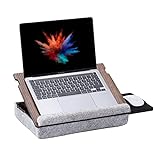 Vigo Wood Laptopkissen - Laptray mit Kissen, Laptop Tisch für Sofa, Lap Desk , Verstellbarer Ständer für Bett, ,...