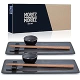 Moritz & Moritz VIDA 10-tlg. Sushi Geschirr Set für 2 Personen - Sushi Servierset mit 2x Sushi-Teller,...