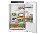 BOSCH KIR21VFE0 Einbau-Kühlschrank Serie 4, integrierbarer Kühlautomat ohne Gefrierfach 88x56 cm, 136L Kühlen,...