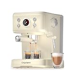 Espressomaschine, 20 Bar Espressomaschine mit Milchaufschäumer Dampfstab, Kompakte Espresso Kaffeemaschine mit...