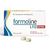formoline L112 EXTRA | Extra starker Kalorienmagnet zum Abnehmen | 128 Tabletten | Einzigartiger Wirk-Ballaststoff...