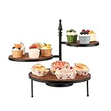GAKA FAVOR Tortenplatte , Kuchenplatten, Cupcake Ständer, 3-Schicht-Tortenständer Etagere für Torten und...