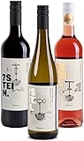 7STEIN Wein Probierpaket Sonnenuntergang – Weißwein, Roséwein und Rotwein – drei erstklassige Weine aus...