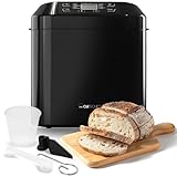 Clatronic® Brotbackautomat - frisches Brot zu Hause selber backen | automatische Zubereitung & Warmhaltefunktion |...