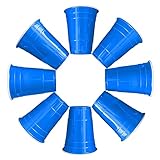 BeeRabbit® 25 Becher blau - wiederverwendbar & spülmaschinenfest - 450ml - Getränkebecher - Mehrwegbecher -...