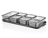 Viwares Frühstück Servier Set & Vorratsdosen mit Deckel – 6er Vorratsbehälter, Aufschnittboxen &...