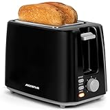 Aigostar Toaster,7 Einstellbare Bräunungsstufe + Auftau- & Aufwärmfunktion,2 Breite Toastschlitze,750W,...