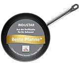 GastroSUS Industar Testsieger Bratpfanne Stiftung Warentest (1/2021) Industar Diamas Pro, Edelstahl, 28 cm