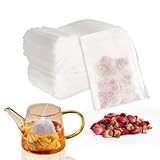 250 Stück Teebeutel Für Losen Tee 7x9 cm Teefilter für Losen Tee Teefilter Papier Teesieb Für Losen Tee...
