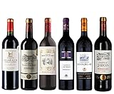 Châteaux Bordeaux - Wein Probierpaket - Wein Selection 6 Flasche Rotwein mit Goldmedaille aus Bordeaux, Frankreich...