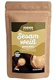 Sesam weiß Monte Nativo (500g) - Weiße Sesamkörner in Premium Qualität - Sesamsamen ideal zum Kochen & Backen -...