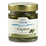 Mani Bläuel - MANI Kapern in Olivenöl bio - 180 g - 6er Pack