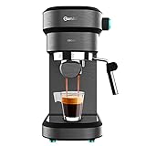 Cecotec Espressomaschine Cafelizzia 890 Dunkel. Espressos und Cappuccino, 1350 W, Thermoblock-System, 20 Bar Druck,...