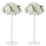 Nuptio Acryl Vase Hochzeit Tafelaufsätze - 2 Stück 60cm Hoch Tischblumenständer Blumen Vasen für...