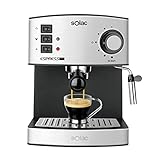 Solac S92020000 CE4480 Espresso Kaffeemaschine, 19 bar, mit Dampfgarer, rostfreier Edelstahl