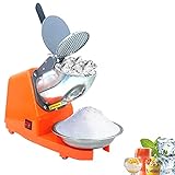 YILIKISS Elektrische Ice Crusher Ice Shaver Machine für Heim- und Kommerziellen Einsatz Schnee-Kegel-Maschine...