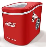 Salco Coca-Cola Eiswürfelmaschine Eiswürfelbereiter Ice Maker 12 kg Selbstreinigend leise LED-Display 2...