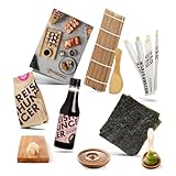 Reishunger Sushi Einsteiger Box inkl. Rezeptkarte – Komplett-Set mit original Japanischen Zutaten: Sushi Reis,...