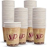 MaxxCore® Kaffeebecher To Go Pappe 230ml 50er Pack - Pappbecher Einweg für Kaffee & Tee - Einwegbecher für...