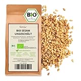 Kamelur Bio Sesam Ungeschält (1kg) - Sesamsamen Nicht Geröstet Und Ohne Zusätze