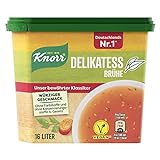 Knorr Delikatess Brühe vegane Gemüse Brühe mit würzigem Geschmack 6x 329 g