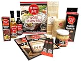 Seba Garden SUKOYAKA Sushi Maker Kit - 9-teiliges komplettes Sushi-Set, ideal zum Ausprobieren oder als Geschenk -...