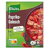 Knorr Fix Würzmischung Paprika-Gulasch für eine leckeres Fleischgericht mit natürlichen Zutaten 4 Portionen