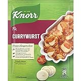 Knorr Fix Würzmischung Currywurst für eine würzige Bratwurst ohne geschmacksverstärkende Zusatzstoffe und...