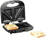 Rosenstein & Söhne Sandwichmaker: Antihaft-beschichteter Sandwich-Toaster für 4 Portionen, 750 Watt...