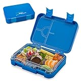 schmatzfatz Junior Brotdose Kinder mit Fächern| BPA Frei Lunchbox Kinder| Bento Box Kinder | Brotbox| Snackbox |...