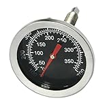 Onlyfire Edelstahl Grillthermometer bis 350°C/700°F, Thermometer für alle Holzkohlegrill, Grills, Ofen, Smoker,...