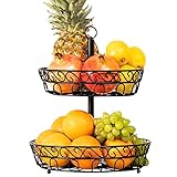 Chefarone Obst Etagere 30 cm - Obstschale für mehr Platz auf der Arbeitsplatte - Etageren mit Obstschalen -...