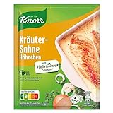 Knorr Fix Würzmischung Kräuter-Sahne Hähnchen für ein leckeres Ofengericht mit natürlichen Zutaten 3 Portionen