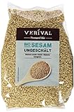 Verival Sesam ungeschält - Bio, 6er Pack (6 x 250 g Beutel) - Bio