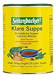 Seitenbacher Klare Suppe I Gemüsebrühe I der Allrounder I ohne Fett I ergiebig I vegan I glutenfrei I lactosefrei...