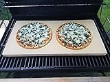 Bearbeitete Pizzaplatte 60 x 30 x 3 cm Backofenplatte Brotbackplatte Pizzastein Flammkuchenplatte Nachbearbeitet...