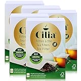 CILIA® Teefilter 100Stk. Grösse M mit/ohne Halter verwendbar ( 5er Pack )